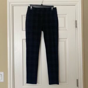 Sanctuary high waisted black/grey plaid leggings. Size M. Excellent condition